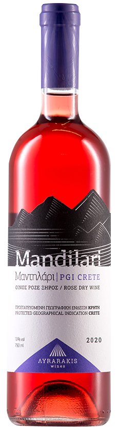 bottle of Mandilari bottle of Mandilari